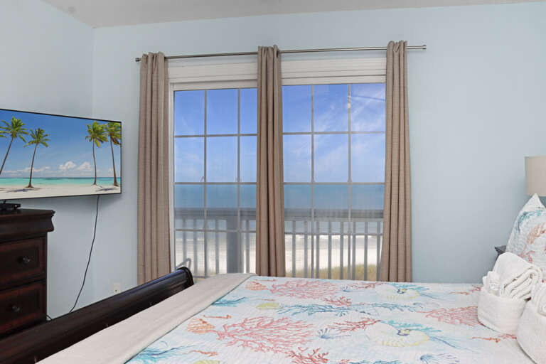 Bedroom 2 - Beach View and TV