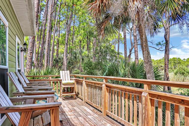 Beautiful Deck in the Midst of Nature