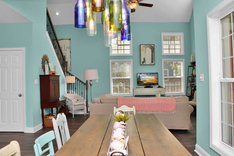 Dining Area and Living Room
