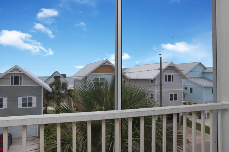 Screened Deck View