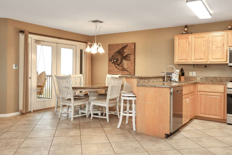Beachfront Dining Area