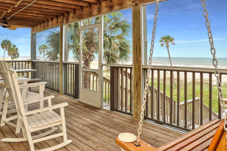 Beachfront Screened Deck
