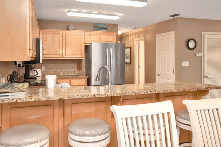 Kitchen with Bar Seating