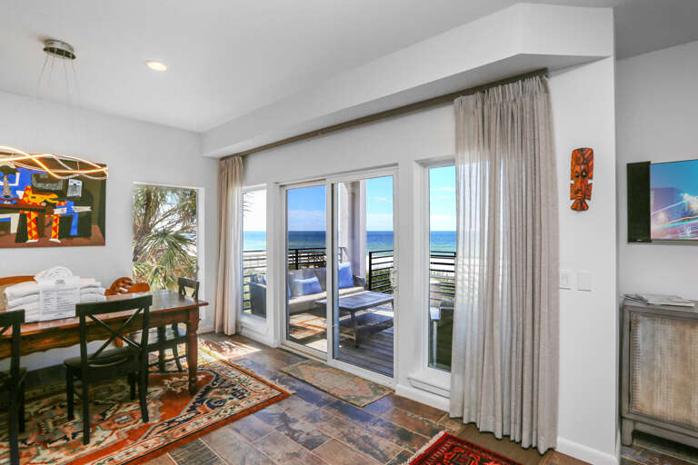 Dining Area View onto Deck