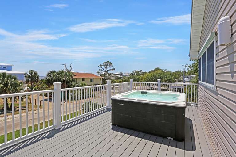 Gulf View Deck with Hot Tub