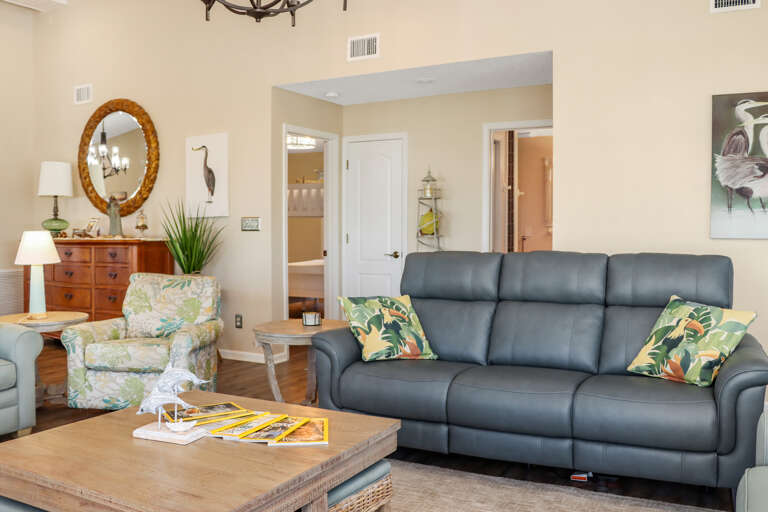 Living Room with Reclining Sofa