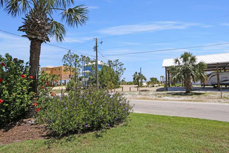 View of Beach Access from Front Yard