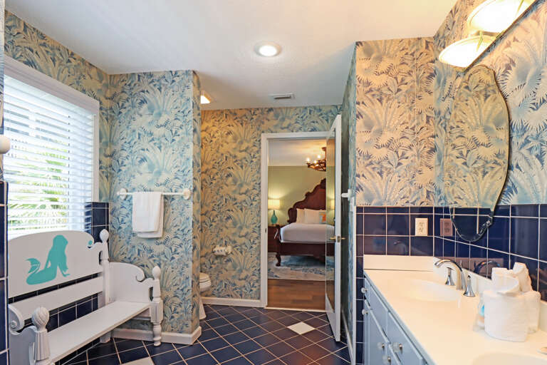 Master Bath View of Bedroom 3