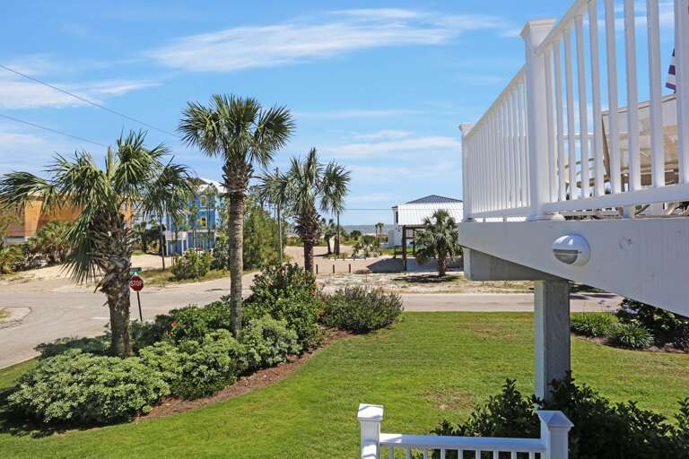 View of Beach Access Across the Street