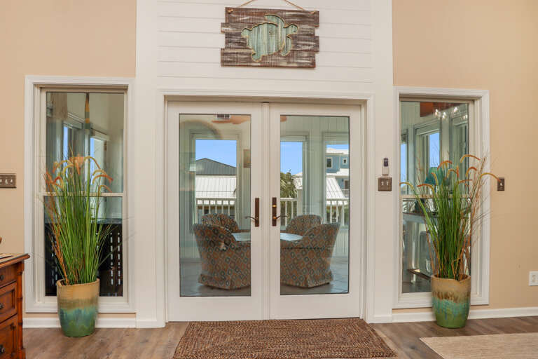 View onto Sun Room