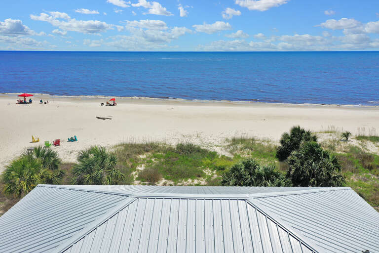 Aerial View from Above the House