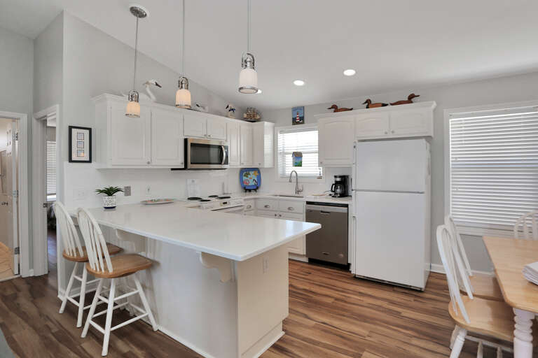 Kitchen with Bar Seating