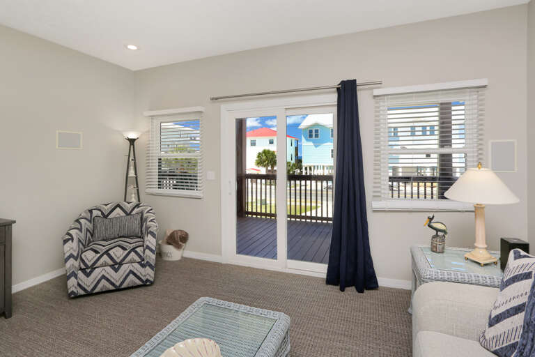 Gulf View Deck off of Living Room