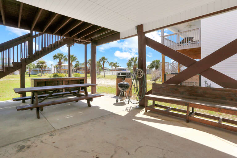 Under House Grilling Area