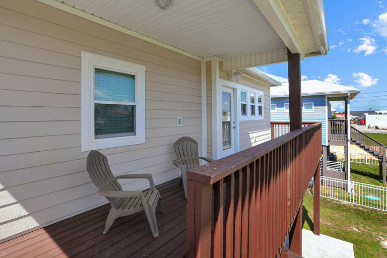 Rear Deck Overlooking Backyard