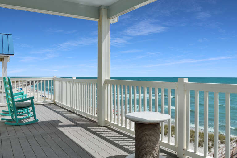 Top Floor Beachfront Deck