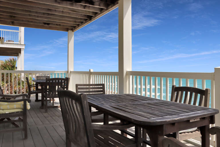 Main Floor Beachfront Deck