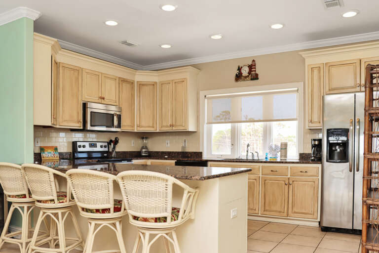 Kitchen with Bar Seating