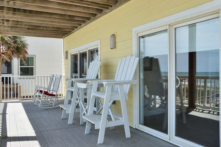 First Floor Beachfront Deck