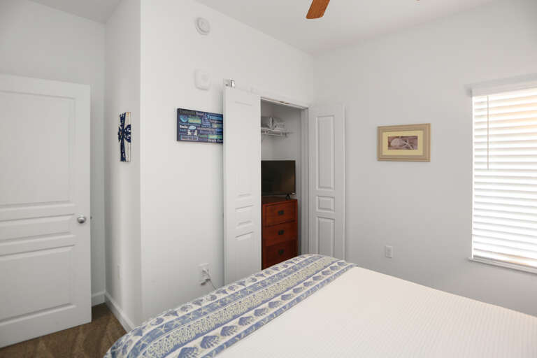 Bedroom 1 with TV