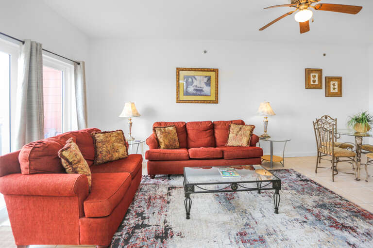 Living Room & Dining Area