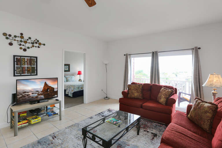 Living Room with TV & Bedroom 2