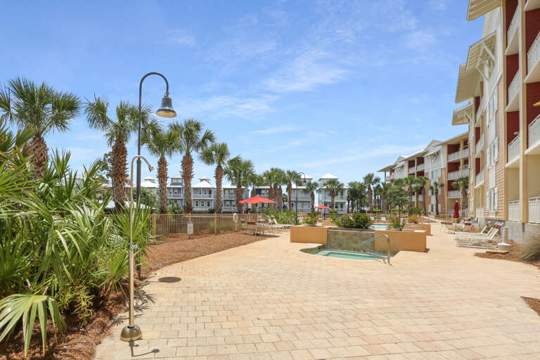 Pool Deck with Outdoor Shower