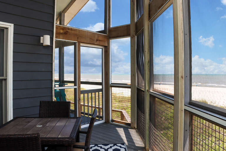 Beachfront Screened Deck