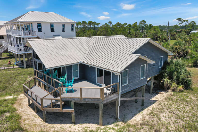 Two Beachfront Open Sundecks and Screened Deck