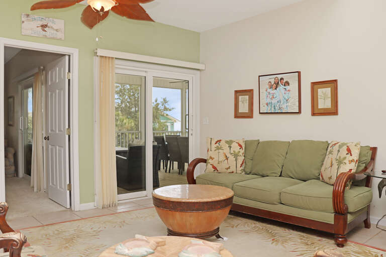 Living Room View onto Deck