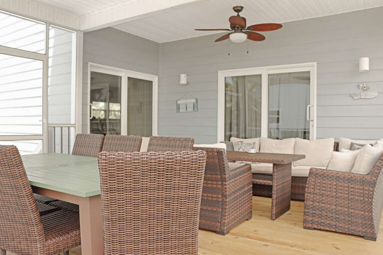 Screened Deck with Access to Living Room and Bedroom