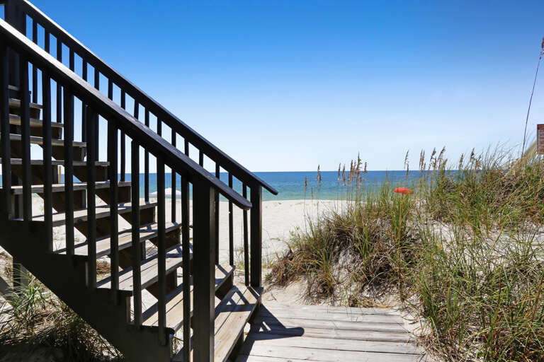 Beach Access from Main Deck