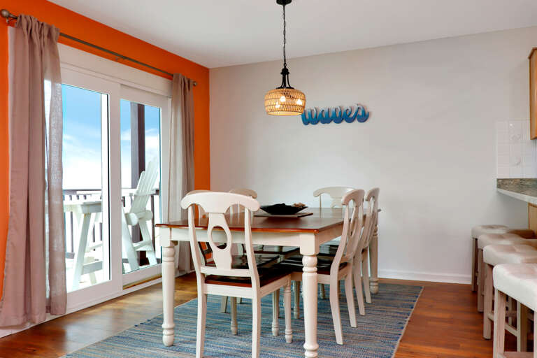 Beachfront Dining Area