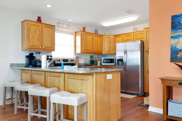 Kitchen with Bar Seating