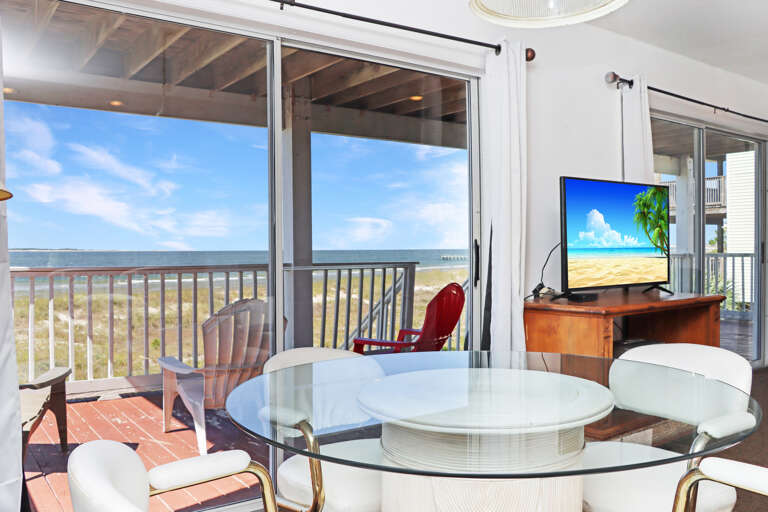 Beachfront Dining Area
