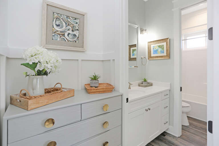 Bedroom 2 with Dressing Area & Master Bath