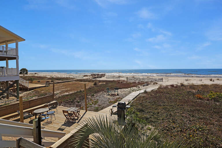 Deck View onto Patio