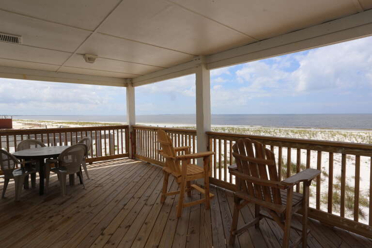 One More Time Gulf Front Deck