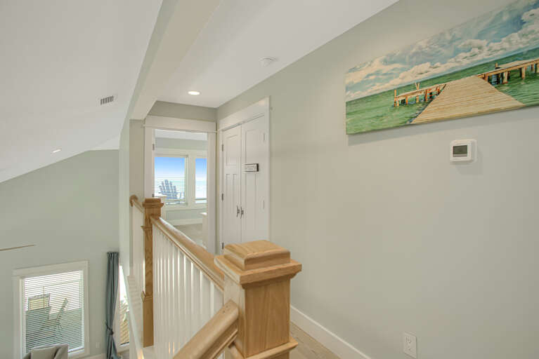 Upstairs Hallway with Coffee & Wine Bar