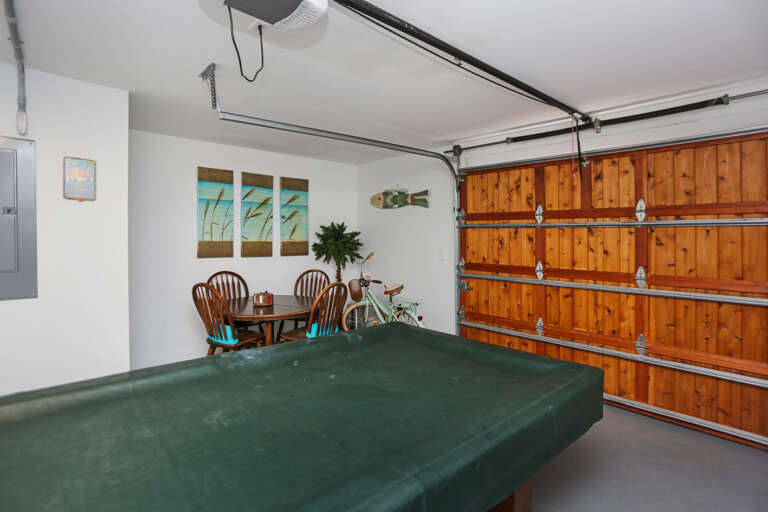 Garage with Pool Table & Game Table