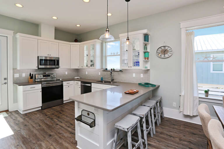 Kitchen with Bar Seating