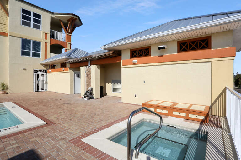 Community Hot Tub & Restrooms
