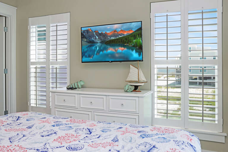 Bedroom - TV and View Bedroom - TV and View