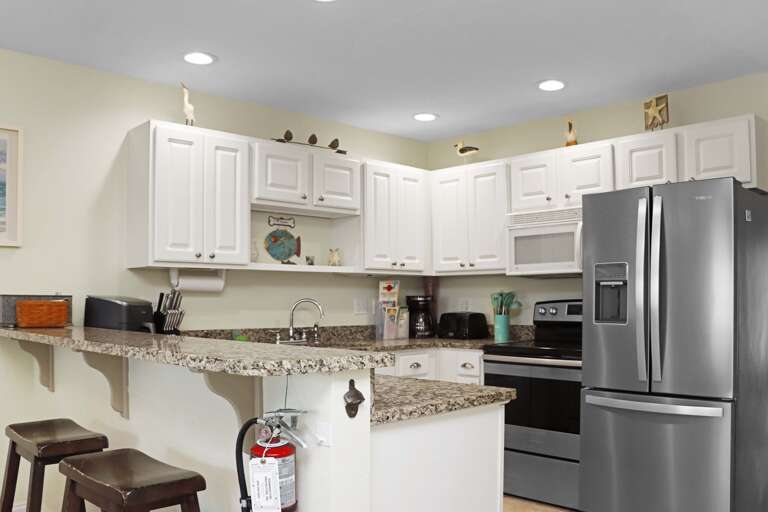Kitchen with Bar Seating