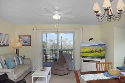 Living Area with Bay View