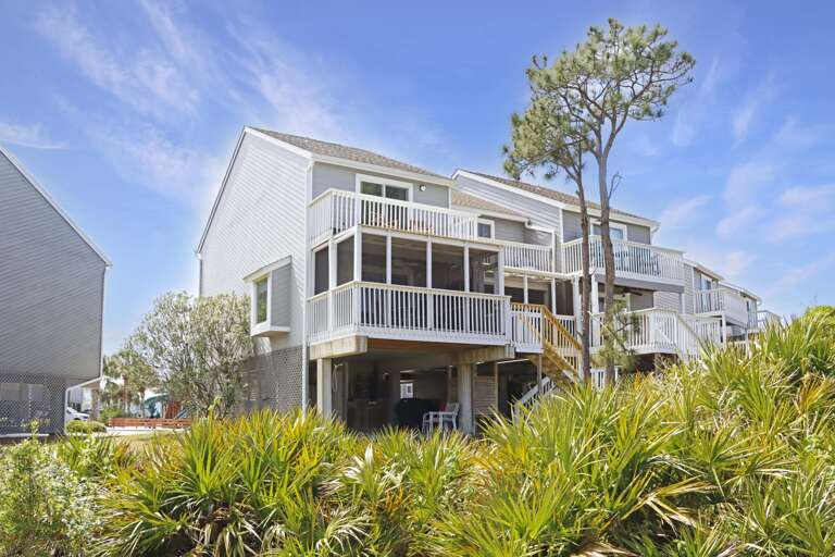 Rear Exterior with Screened Deck