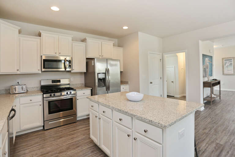 Kitchen with Half Bath
