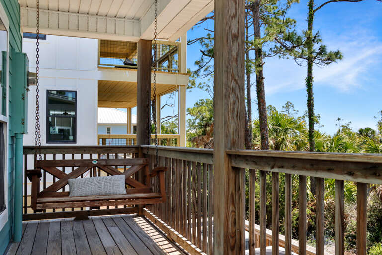 Beach View Deck with Swing