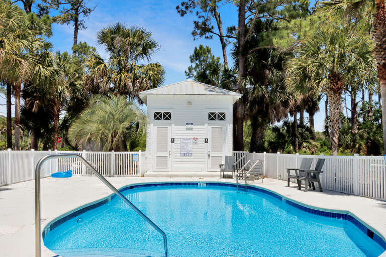 Community Pool with Restrooms