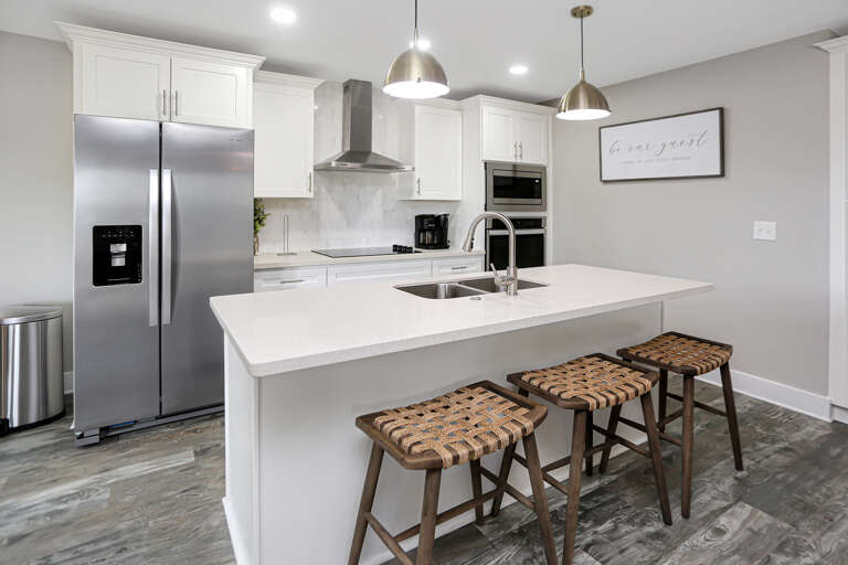 Kitchen with Bar Seating